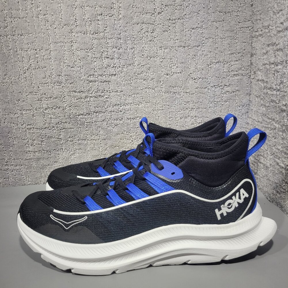 Hoka One Kawana Mid Men's Size US 12D Blue Black Athletic Sneakers 1169270BLTR
